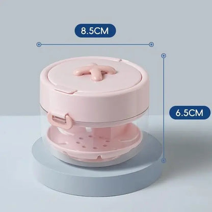 Retainer Cleaning Case with Mirror & Drain Tray